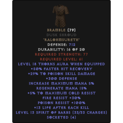 Bramble DS +40-49% PSD - Dusk Shroud