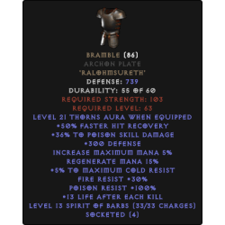 Bramble AP +40-49% PSD - Archon Plate