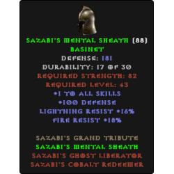 Sazabi's Mental Sheath