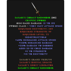 Sazabi's Cobalt Redeemer