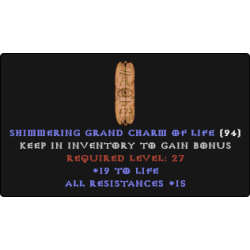 15 All Resistance & 10-19 Life