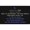 Annihilus 20 Stats 10-16 Resists 5-9 Experience