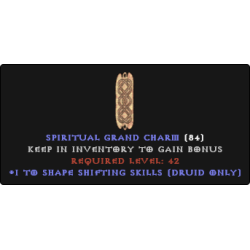 Druid Shape Shifting Skiller  - PLAIN