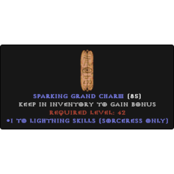 Sorceress Lightning Skiller - PLAIN