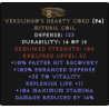 Verdungo's Hearty Cord - 15% DR +40 Vit 13rep