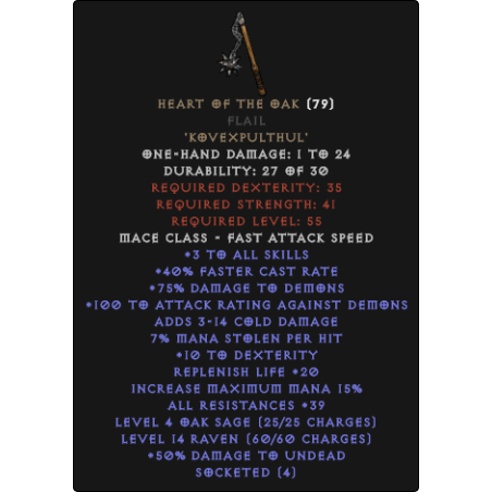 Heart of the Oak 40 Resist All - FLAIL