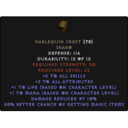Harlequin Crest Shako - 141 Defense