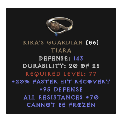 Kira's Guardian 50-59% res all