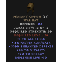 Peasant Crown - Random