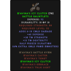 M'avina's Icy Clutch