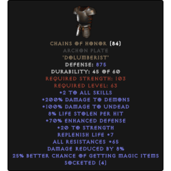 Chains of Honor Archon Plate