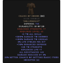 Chains of Honor Dusk Shroud