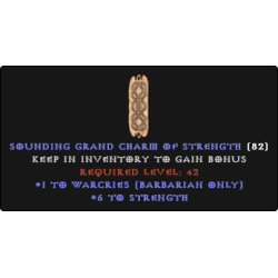 Barbarian Warcries Skiller +6 STR