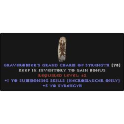 Necromancer Summoning Skiller +6 STR