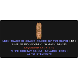 Paladin Combat Skiller +6 STR