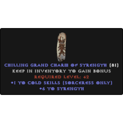 Sorceress Cold Skiller +6 STR