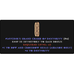 Amazon Bow & Crossbow Skiller +6 DEX