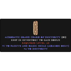 Amazon Passive Skiller +6 DEX