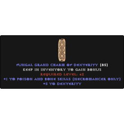 Necromancer Poison & Bone Skiller +6 DEX