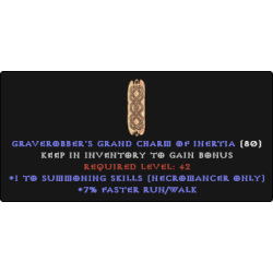 Necromancer Summoning Skiller +7 FRW