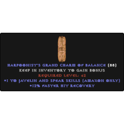 Amazon Javelin & Spear Skiller +12 FHR