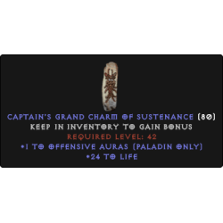 Paladin Offensive Skiller 21-29 Life